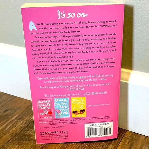 👓3 for $25👓 Revenge, Ice Cream and other things best served cold by Katie Finn - Picture 2 of 2